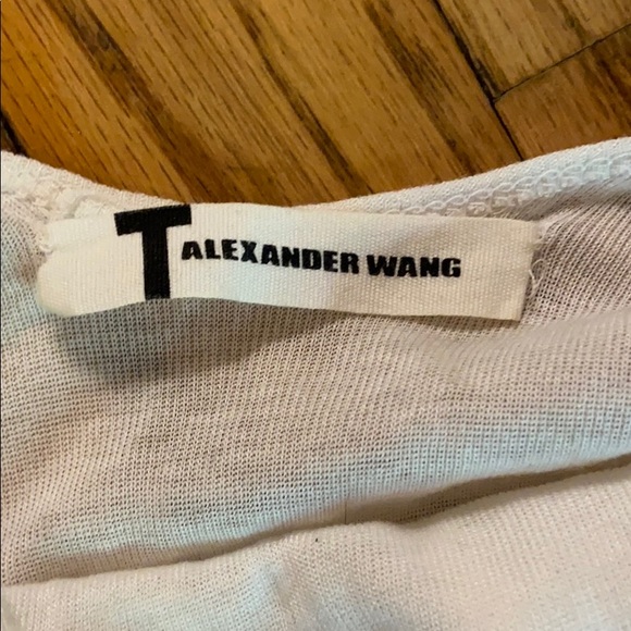 COPY - T by Alexander Wang long tank white mini d… - Picture 5 of 6